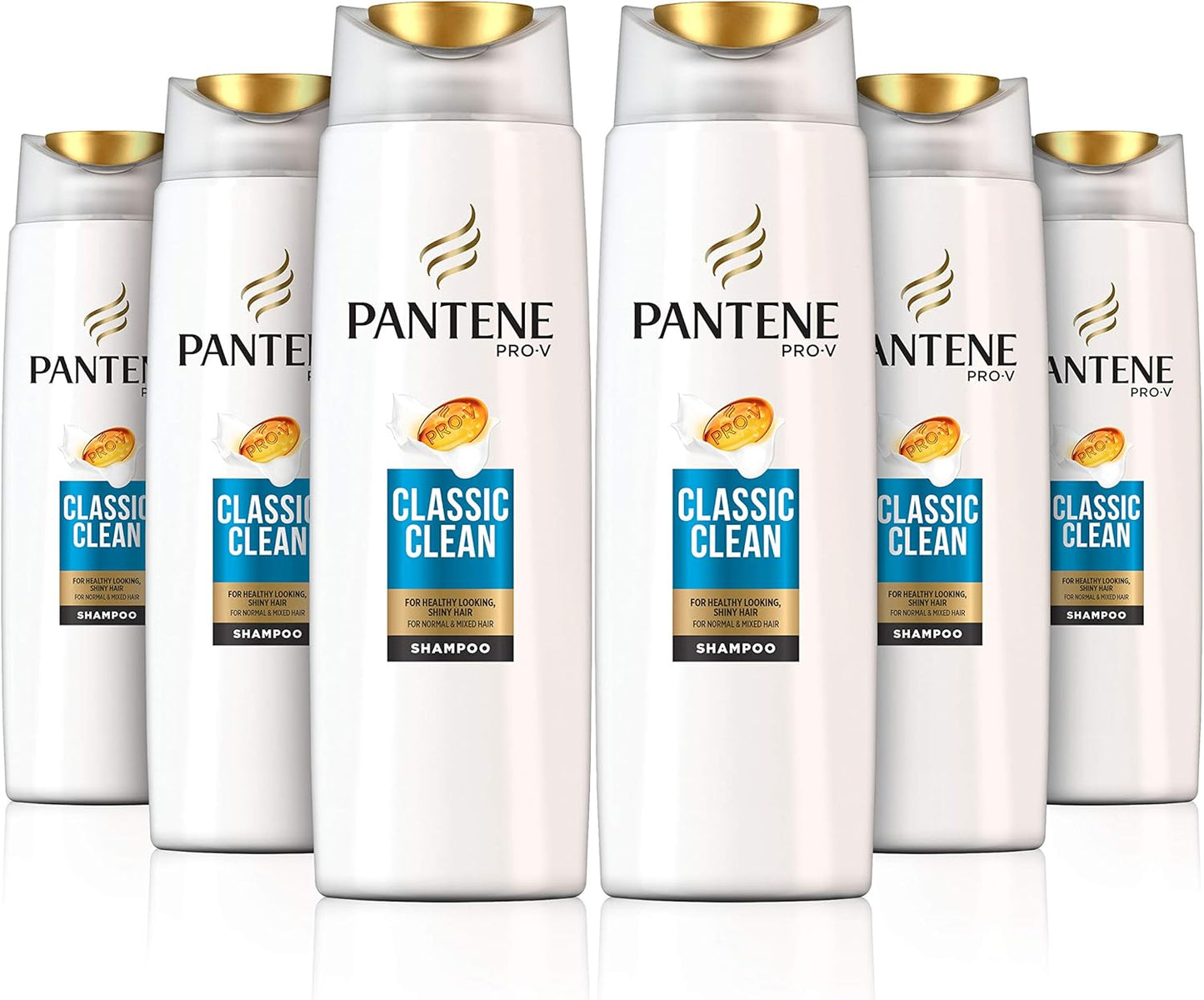 Pantene Pro-V Classic Clean Clarifying Shampoo 400ml ( Pack of 6)