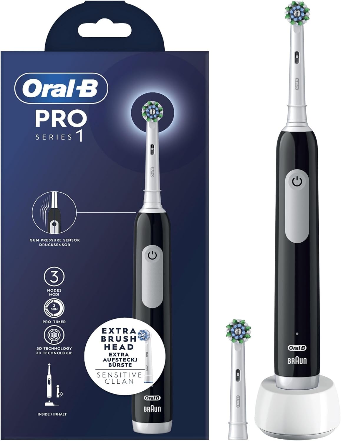 Oral-B Pro 1 Electric Toothbrush with 3D Cleaning